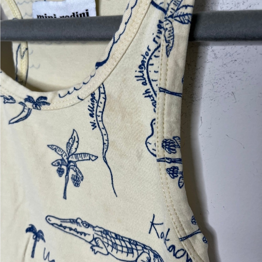 Mini Rodini Map Print Tank - Picture 2 of 2